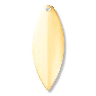 Willowleaf Blade 3 Sm Pnt 2 Sides Premium Metallic Gold