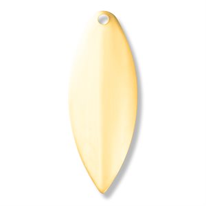 Willowleaf Blade 3 Sm Pnt 2 Sides Premium Metallic Gold