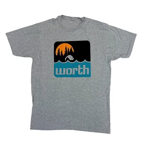 Jumping Fish Grey TShirt - Large