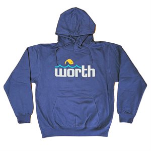 Jumping Fish 2.0 Navy Hoodie - X-Large