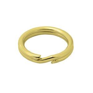Split Ring Standard 8 Polished Brass