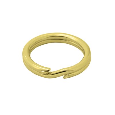 Split Ring Standard 9 Polished Brass Split Ring Standard 9 Polished Brass