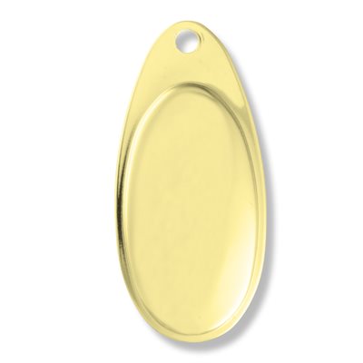 French Blade 1 Sm Polish Brass French Blade 1 Sm Polish Brass