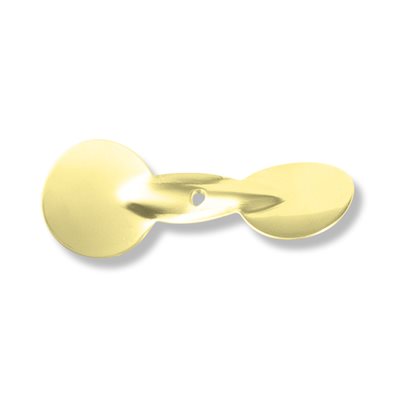Propeller Blade 2 Polish Brass Propeller Blade 2 Polish Brass