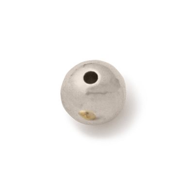 Solid Brass Bead 11 / 32" Nickel